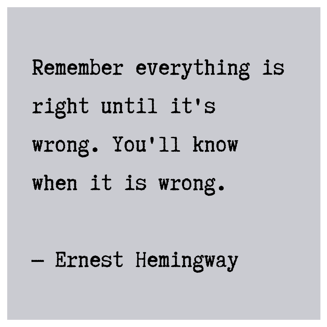 Add a touch of Hemingway to your next finance report