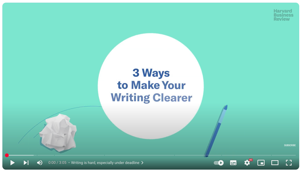 3 ways to make your writing clearer (in 3 minutes)