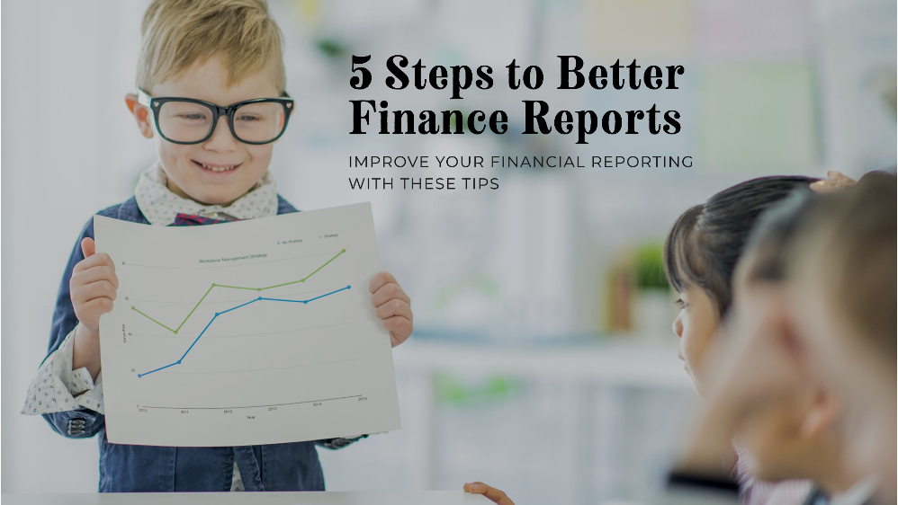 5 steps to clearer finance reports