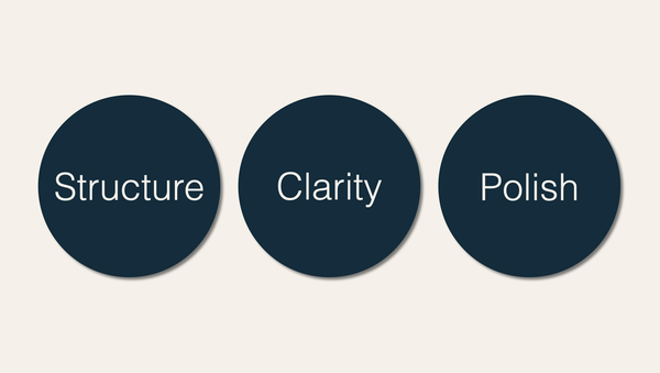 Edit your writing 3 times